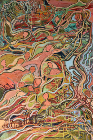 Tojások a hálóban 173x116x5 - 2025 Ugrásra készen 158x125x5 - 2025 - Bauer Péter Márton